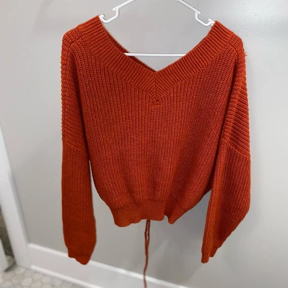 BOGO🌟Adorable Cropped Knit Sweater - Picture 4 of 5